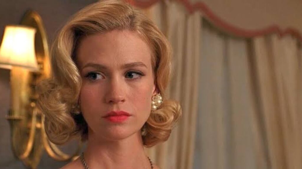 January Jones as Betty Draper in Mad Men (Image: AMC) 