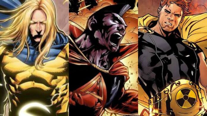 (L to R) Sentry, Gladiator, and Hyperion (Image: Marvel)