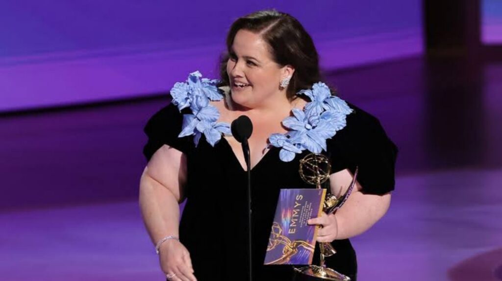 Jessica Gunning during the Emmy's 2024 (Image: ABC)