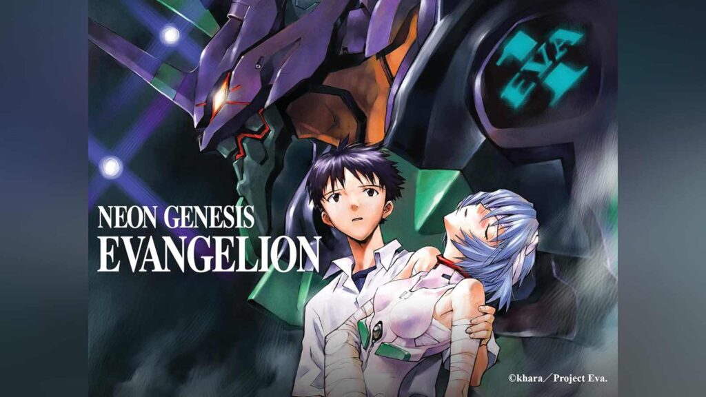 Shinji Ikari and Rei Ayanami in Neon Genesis Evangelion