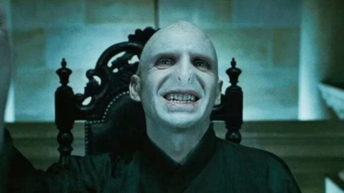 Lord Voldemort in Harry Potter film series (Image: Warner Bros)