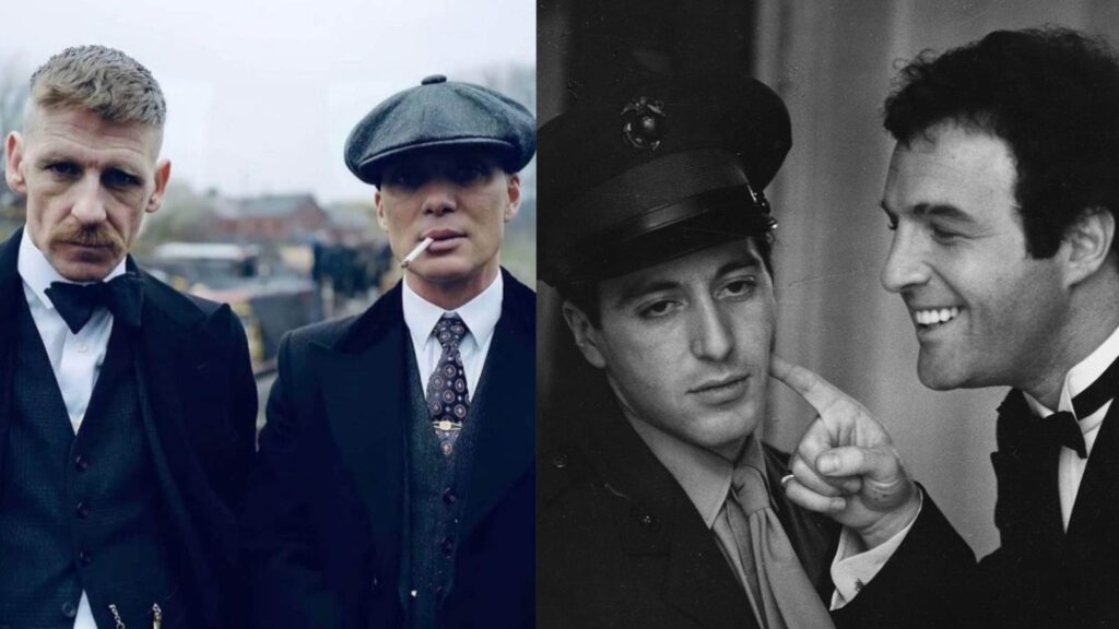 Still from 'Peaky Blinders' and 'The Godfather' (Image: Netflix)