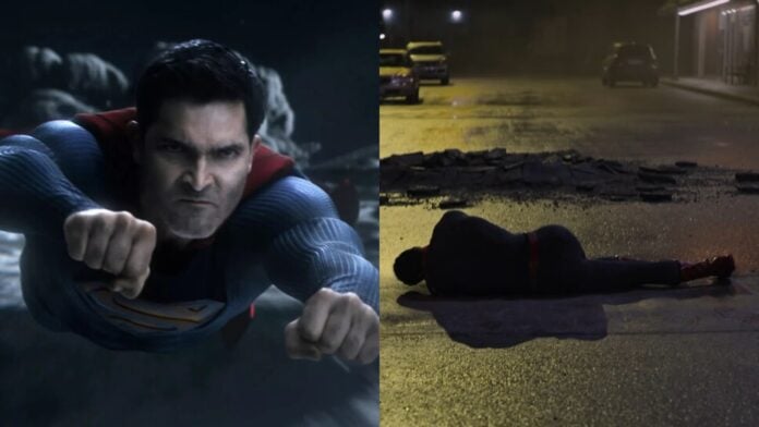 Superman and his body in Superman and Lois (Image: CW)