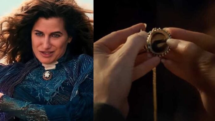 Kathryn Hahn as Agatha Harkness and the Locket (Image: Marvel)