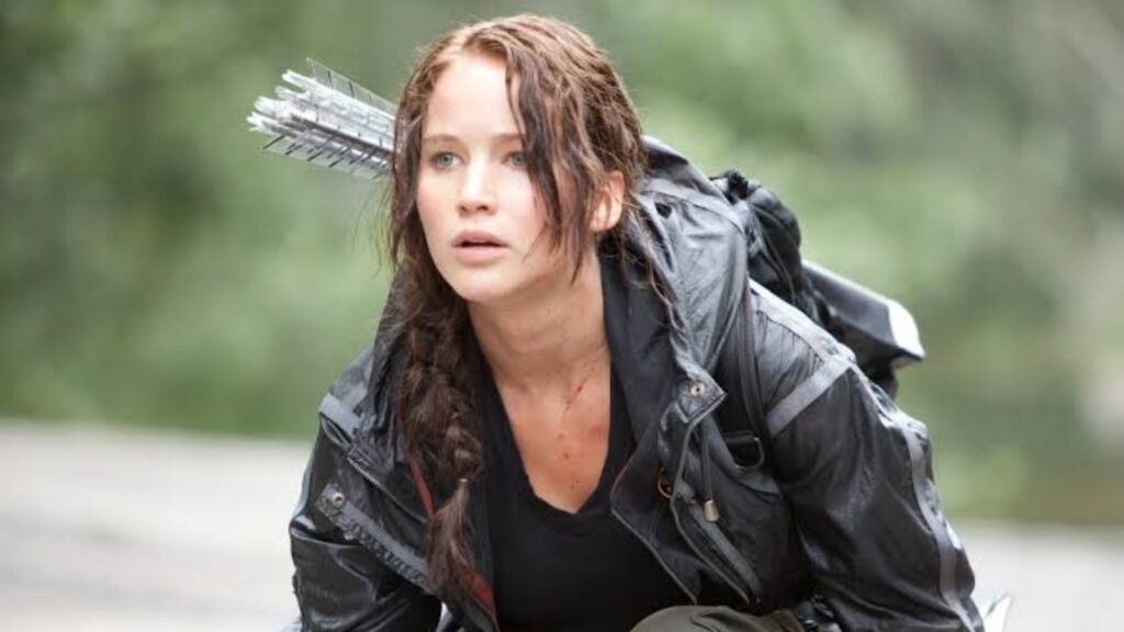 Jennifer Lawrence in the Hunger Games (Image: Lionsgate)