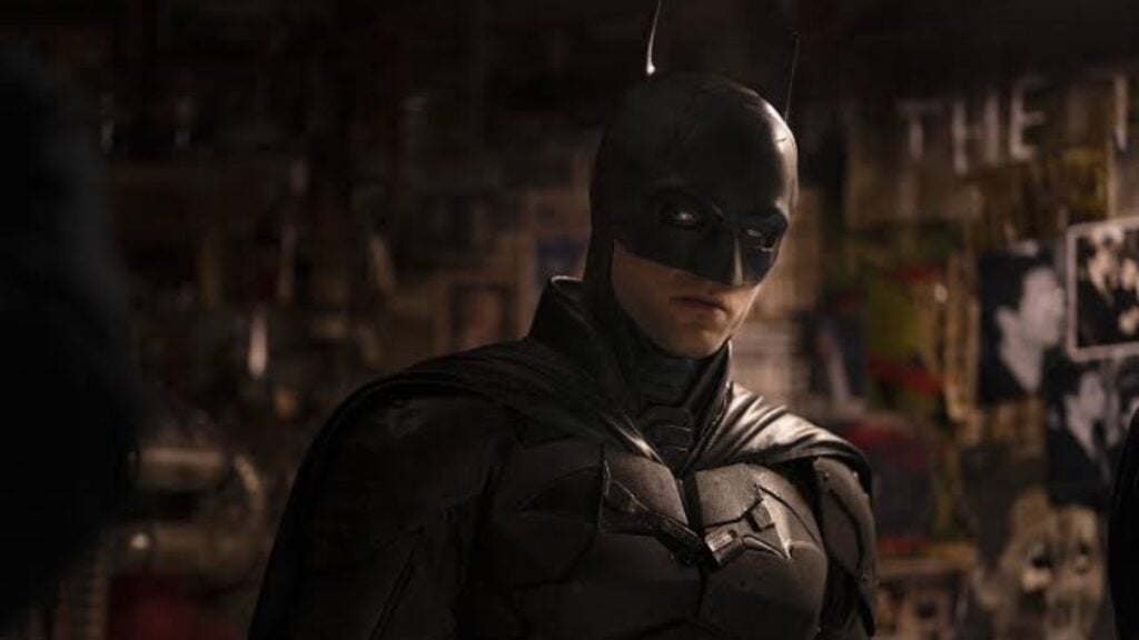 Robert Pattinson as The Batman (Image: Warner Bros)