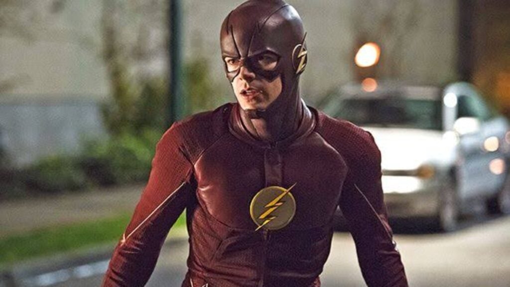 Grant Gustin as The Flash (Image: CW)