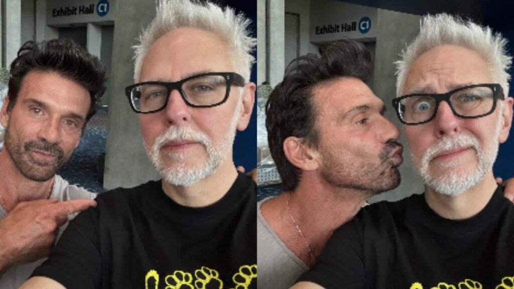 Frank Grillo and James Gunn (Image X @jamesgunn)