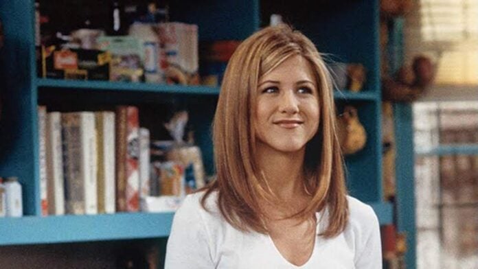 Jennifer Aniston in 'Friends' as Rachel Green (Image: NBC)