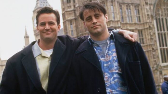 Mathew Perry and Matt LeBlanc (Image: NBC Universal)