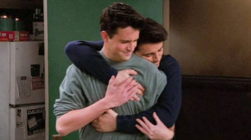 Mathew Perry and Matt LeBlanc in 'Friends' (Image: NBC)