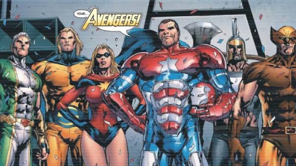 Sentry with the Dark Avengers (Image: Marvel)