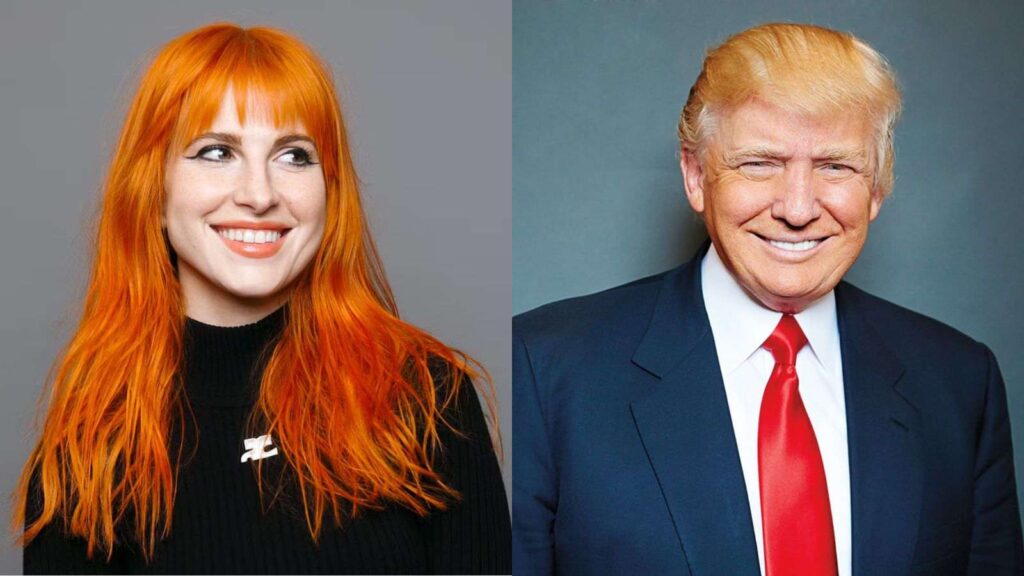 Hayley Williams and Elon Musk (Image: Vanity Fair and Reuters)