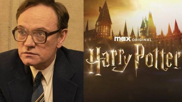 Jared Harris and Harry Potter (Image: HBO Max)