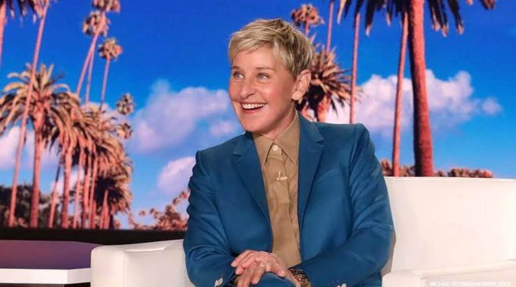 Ellen DeGeneres from her talk show (Image: CBS)