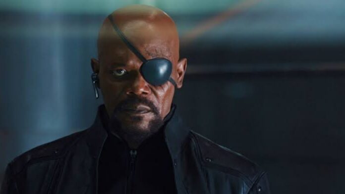 Samuel L Jackson as Nick Fury (Image: Marvel Cinematic Universe)