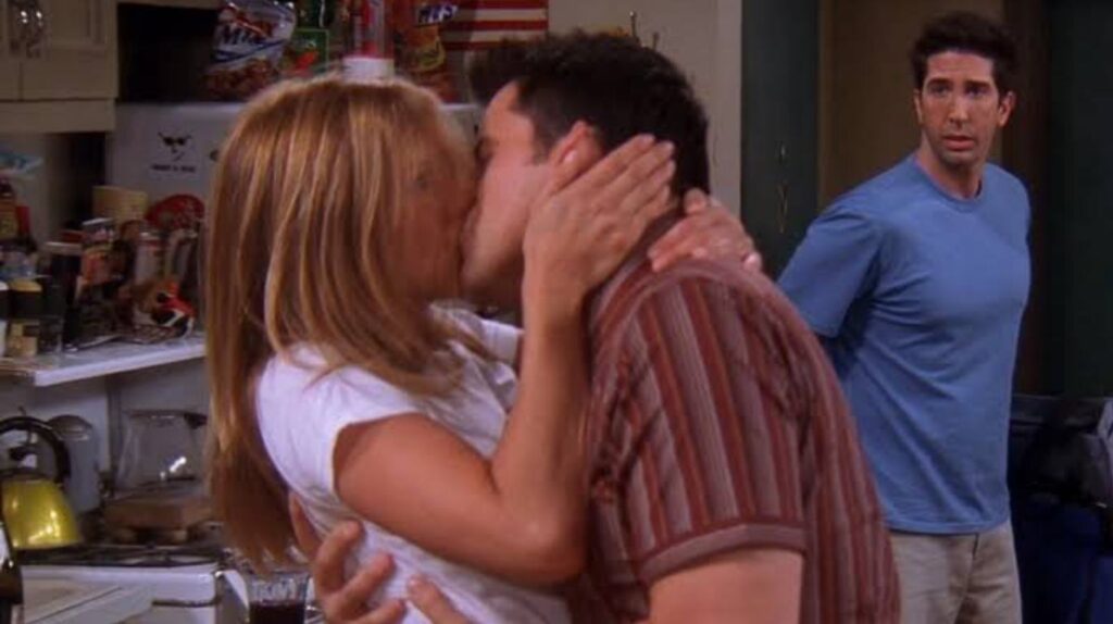 Rachel and Joey in 'Friends' (Image: NBC)