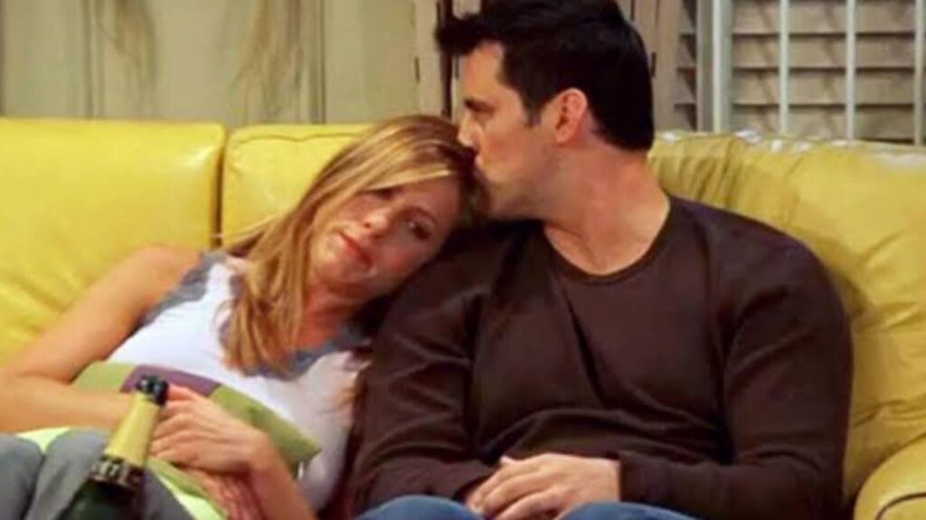 Rachel and Joey in 'Friends' (Image: NBC)