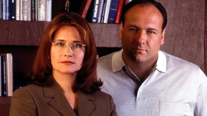 Lorraine Bracco as Jennifer Melfi and James Gandolfinni as Tony Soprano (Image: HBO)