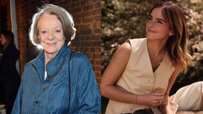 Emma Watson and Maggie Smith (Image: Instagram /@emmawatson and AP))