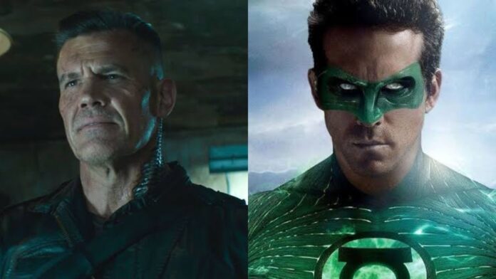 Josh Brolin as Cable and Ryan Reynolds as Green Lantern (Image: Fox, Warner Bros)