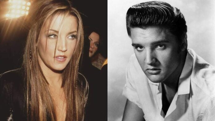 Lisa Marie Presley and Elvis Presley (Image: Vulture/ Redferns)