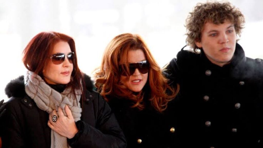 Prisiclla Presley, Lisa Marie Presley and Benjamin Keough (Image: Reuters)