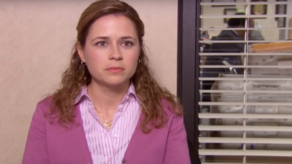 Jenna Fischer in 'The Office' (Image: NBC)