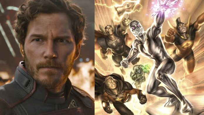 Chris Pratt as Star-Lord and Annihlators (Image: Marvel)