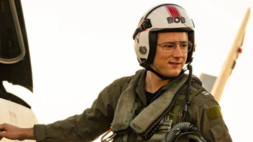 Lewis Pullman in Top Gun (Image: Paramount Pictures)