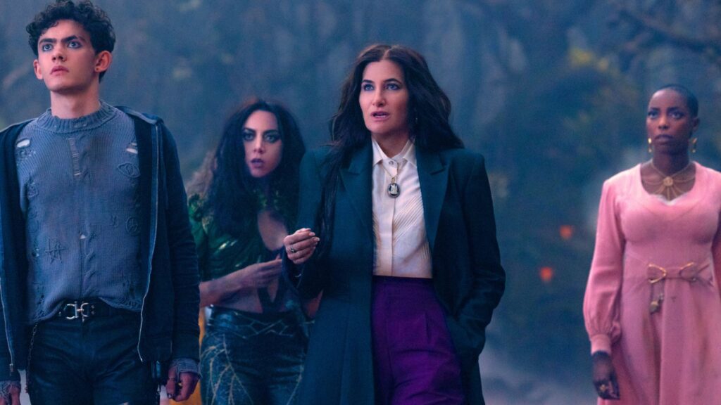 Teen, Rio, and Agatha on the Witches' road (Image: Marvel)