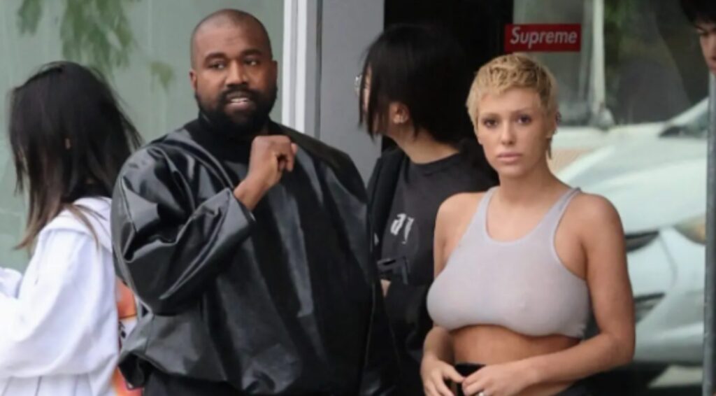 Kanye West and Bianca Censori (Image: X)