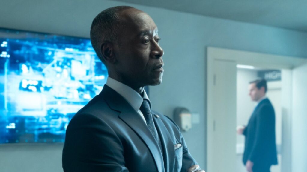 Don Cheadle as Rhodey (Image: Disney+) 