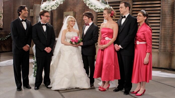 Howard and Bernadette's wedding in 'The Big Bang Theory'