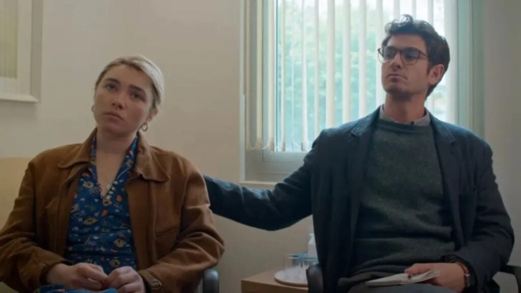 Florence Pugh and Andrew Garfield (Image: ATV)