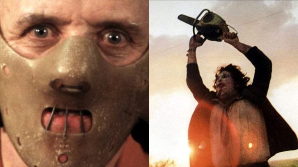 Hannibal lecter and Leatherface inspired by Ed Gein (Image: strong heart, Vortex)