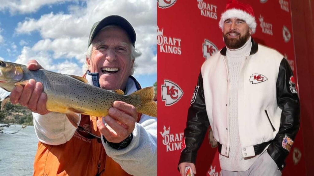 Henry Winkler and Tavis Kelce (Image: Instagram @hwinkler4real @killatrav)