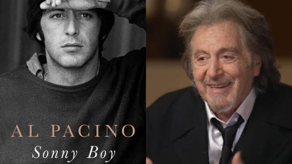 Al Pacino's Memoi Sonny Boy and him (Image: CBS, Penguin Press)