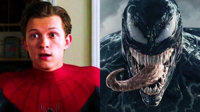 Tom Holland as Spider-Man and Tom Hardy as Venom (Image: Sony, Marvel)