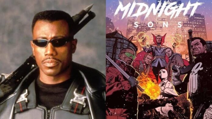 Wesley Snipes as Blade and the Midnight Sons (Image: Marvel)