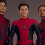 Andrew Garfield, Tom Holland, and Tobey Maguire as Spider-Man (Image: Marvel)