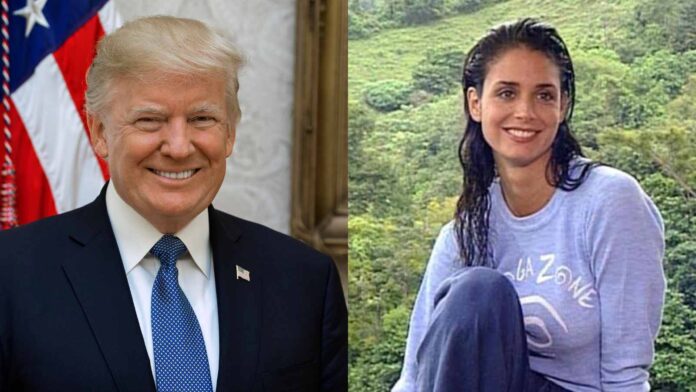 Donald Trump and Stacey Williams (Image: The White House and AP)