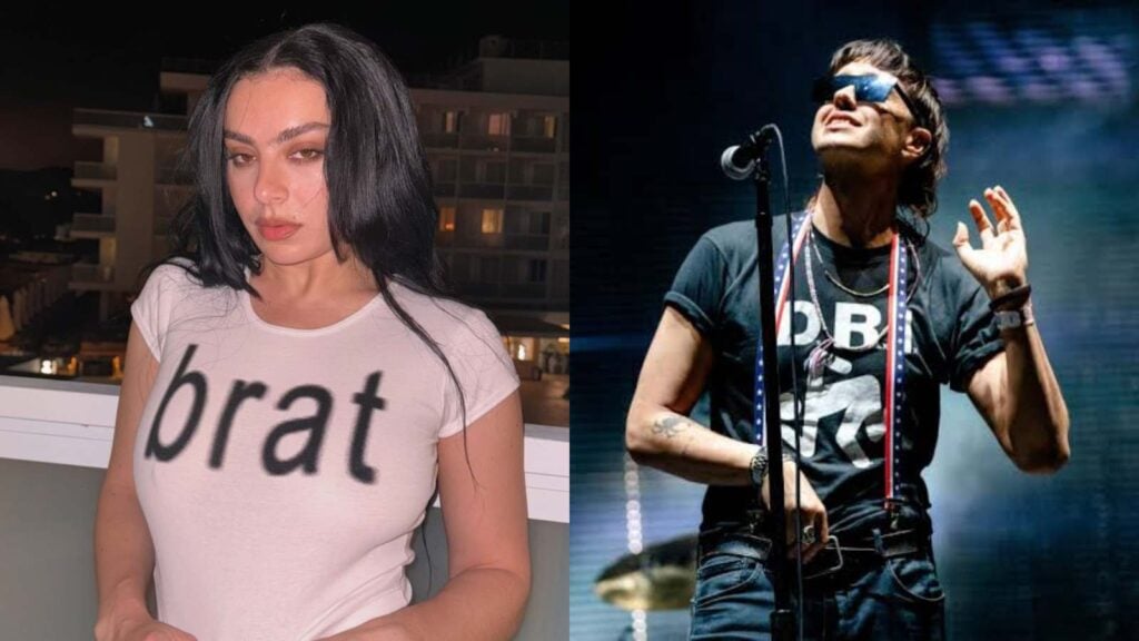 Charli XCX and Julian Casablancas (Image: Instagram @charli_xcx / wireimage)