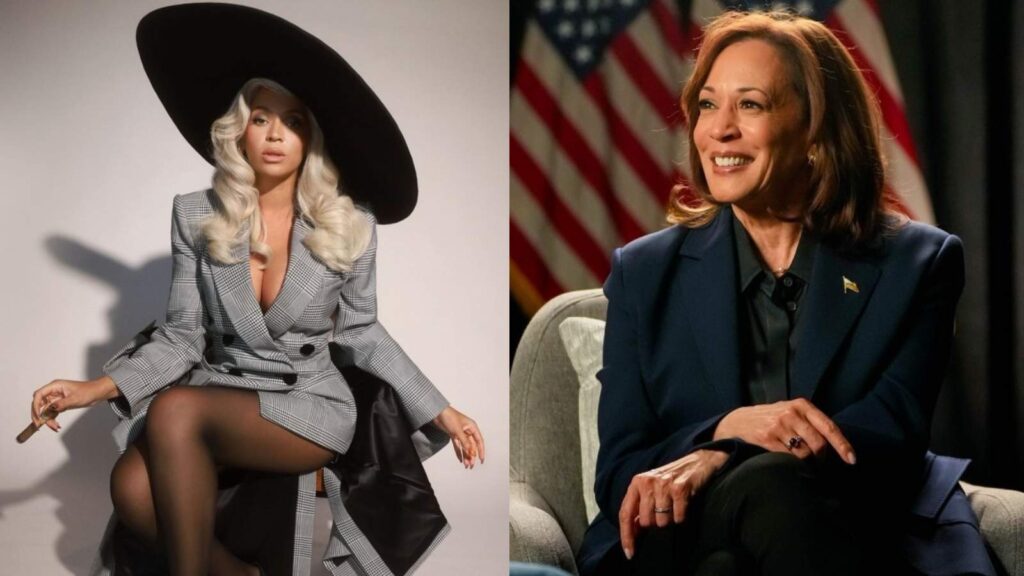 Beyonce and Kamala Harris (Image: Instagram @beyonce @kamalaharris)