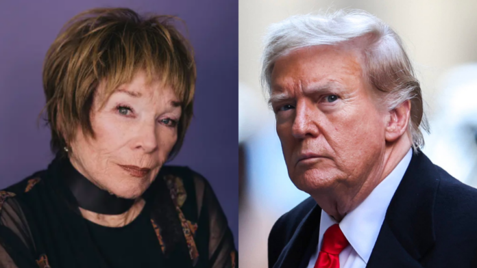 Shirley MacLaine (L) and Donald Trump (R) (Images: NYT/AP)