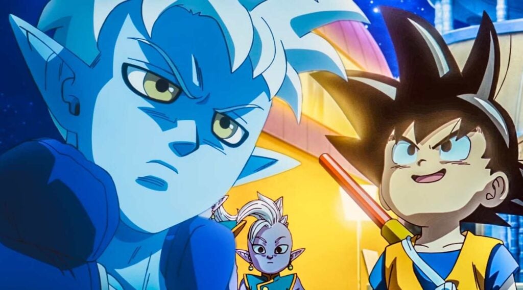 Glorio and Goku in Dragon Ball DAIMA