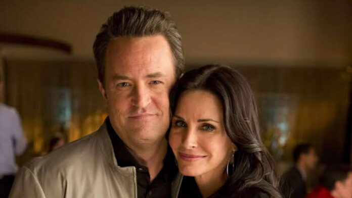 Matthew Perry and Courtney Cox (Image: NBC)