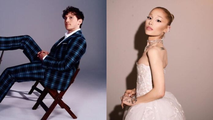 Ethan Slater and Ariana Grande (Image: Instagram @ethanslater @arianagrande)