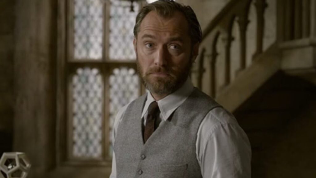 Jude Law in 'Fantastic Beasts' (Image: Warner Bros)