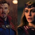 Bendeict Cumberbatch as Doctor Strange and Elizabesth Olsen as Scarlet Witch (Image: Marvel)